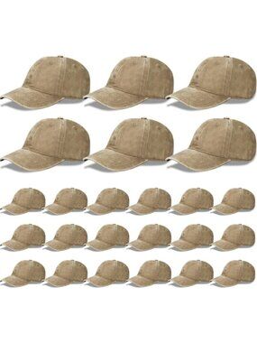 24-Pack Adjustable Blank Trucker Hats for Men & Women - Wholesale Baseball Caps